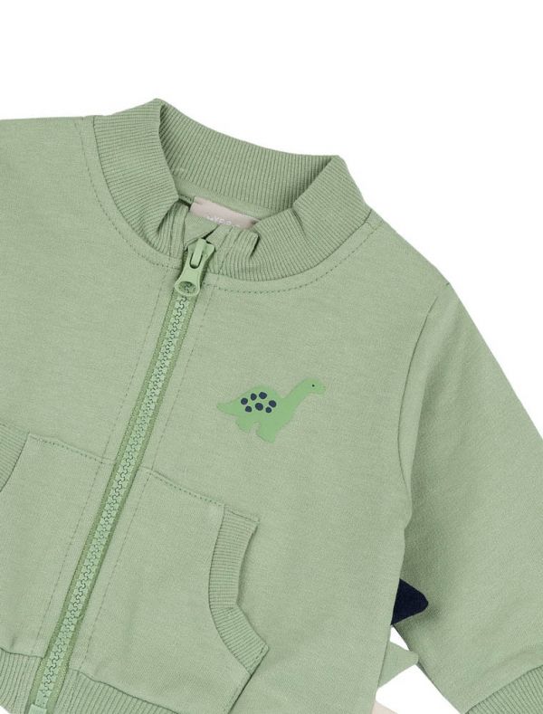 Maglia in felpa aperta Chicco - verde