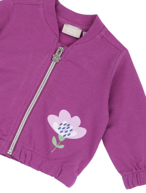 Maglia in felpa aperta Chicco - fuxia