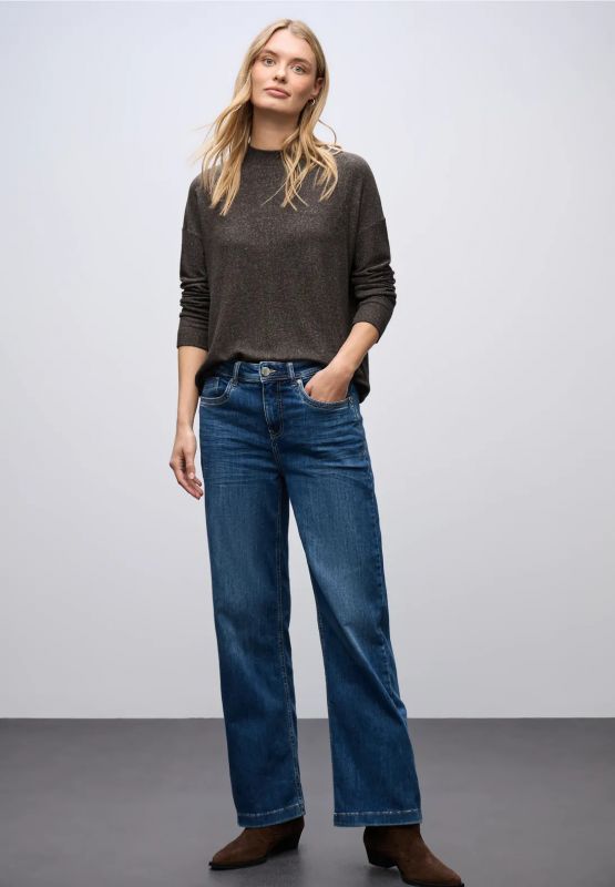 Maglia manica lunga Street One - brown