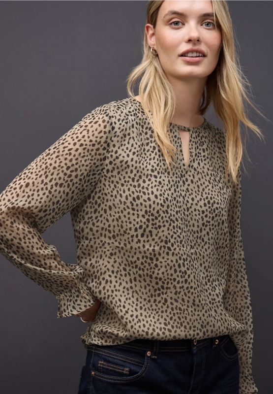 Camicia manica lunga Street One - beige