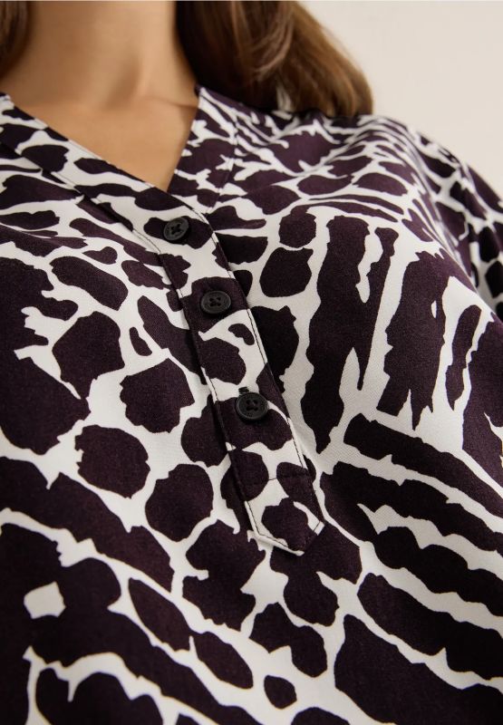 Camicia manica lunga curvy. patta dec... - red