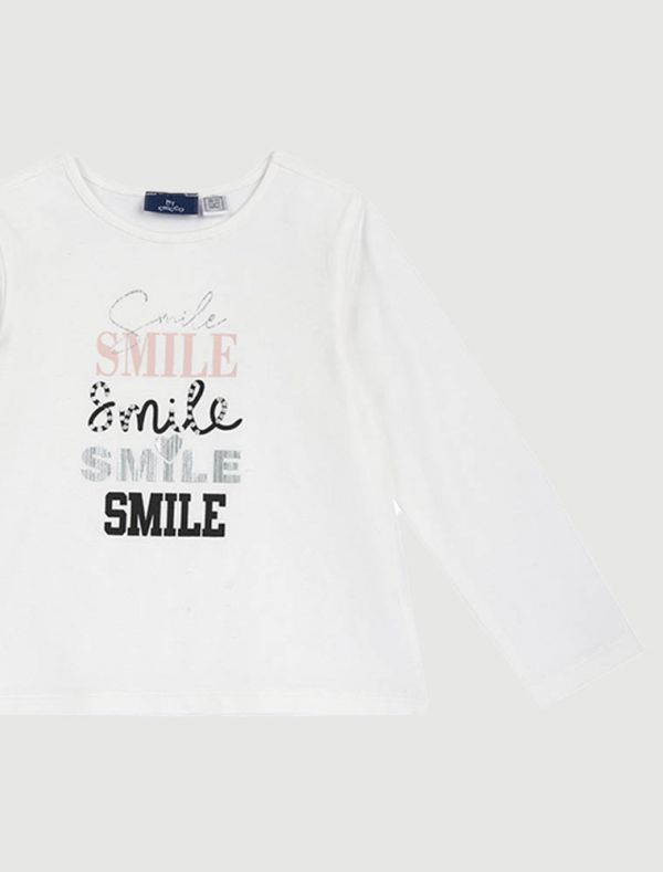 T-shirt manica lunga Chicco - bianco
