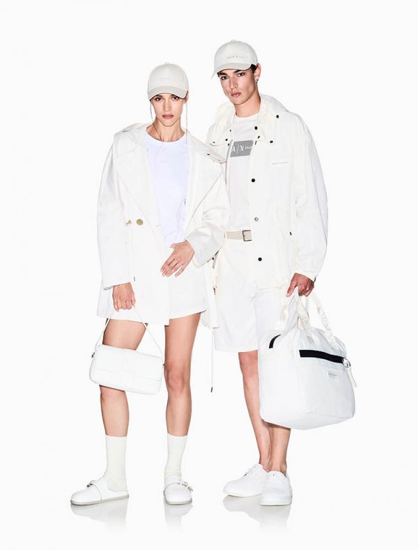 T-shirt manica corta Armani Exchange - bianco