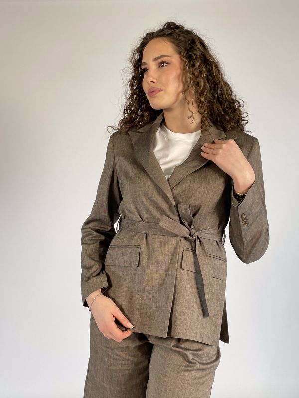 Giacca Sandro Ferrone - cuoio