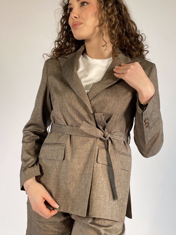 Giacca Sandro Ferrone - cuoio