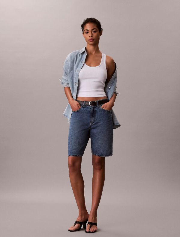 Bermuda jeans Calvin Klein - blu