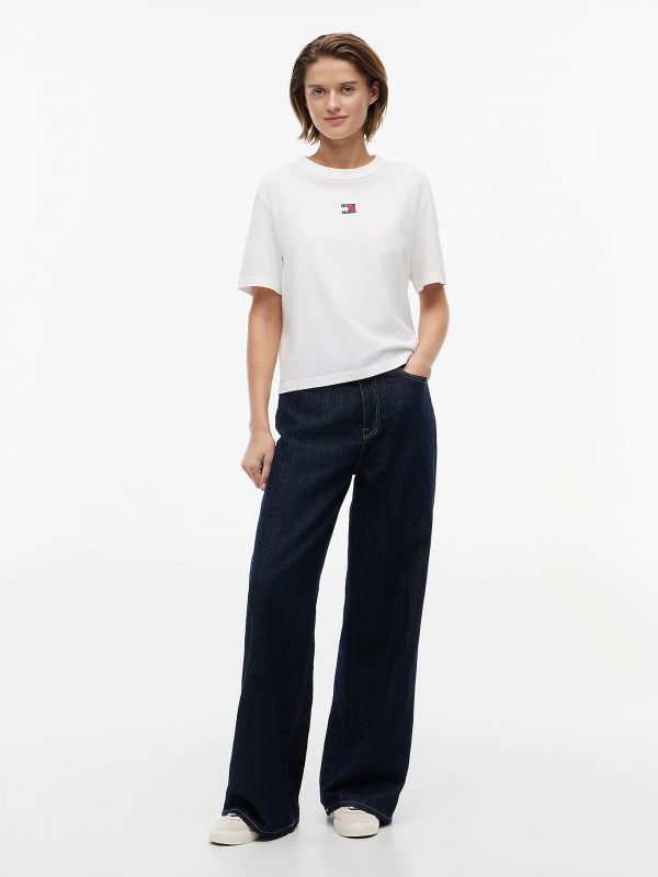 T-shirt manica corta Tommy Jeans - ecru