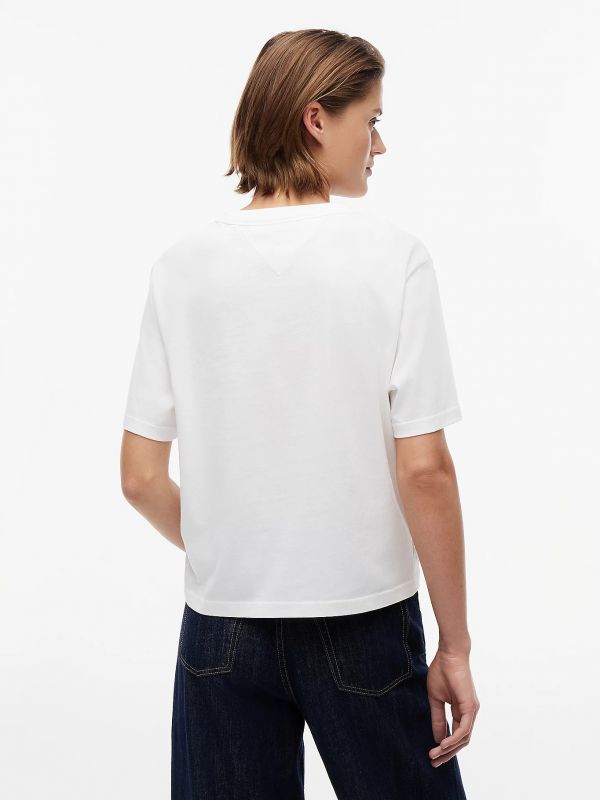 T-shirt manica corta Tommy Jeans - ecru
