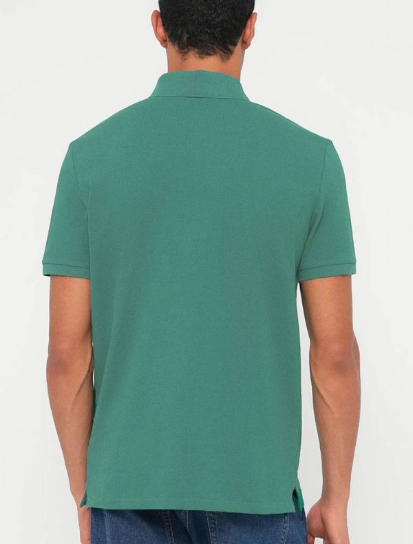 Polo manica corta Calvin Klein - green