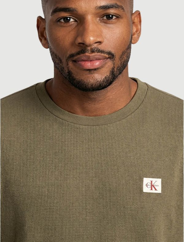 T-shirt manica corta Calvin Klein - olive