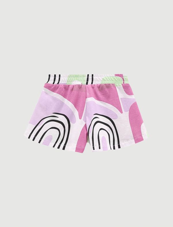 Pantalone corto Melby - menta lavanda