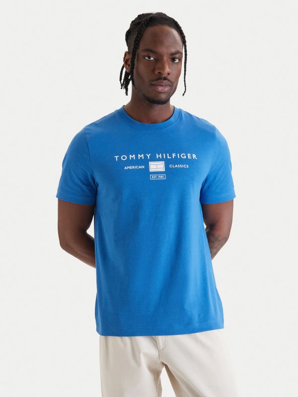 T-shirt manica corta Tommy Hilfiger - blue