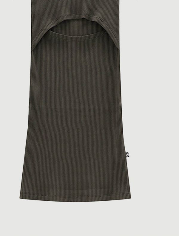 Abito manica corta Uncoventional - marrone