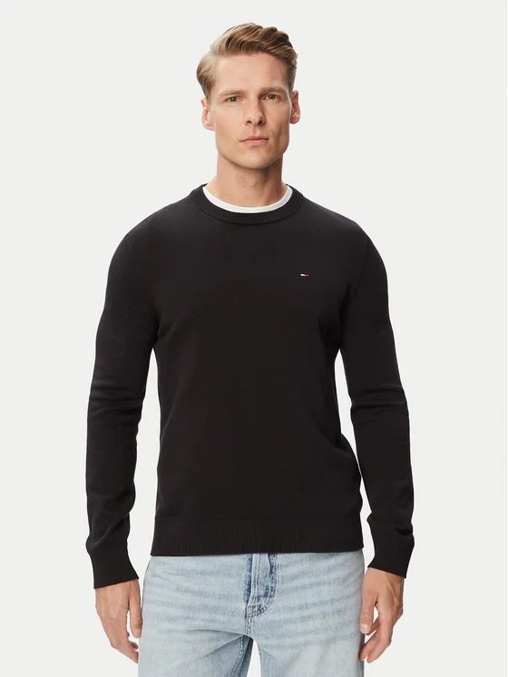 Maglia manica lunga casual Tommy Jeans - black
