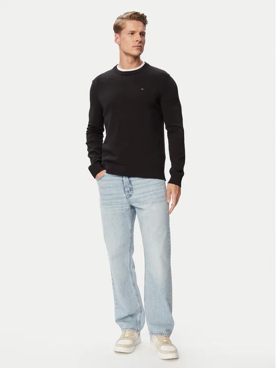 Maglia manica lunga casual Tommy Jeans - black