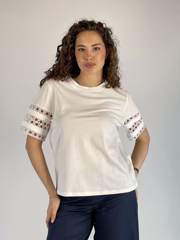 T-shirt manica corta Emme - bianco ottico