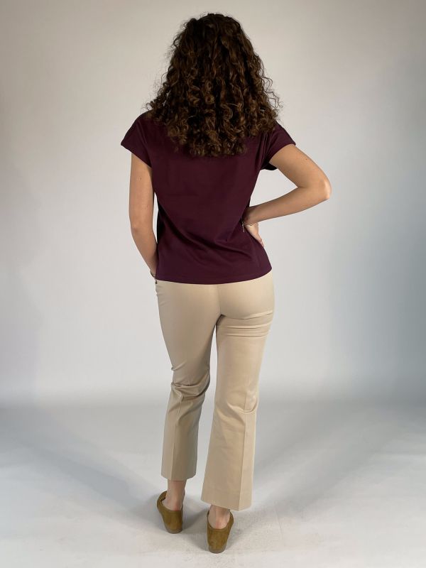 T-shirt manica corta Emme - ametista