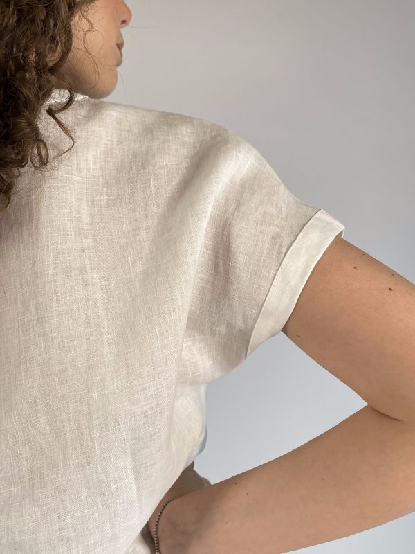 T-shirt manica corta Emme - bianco