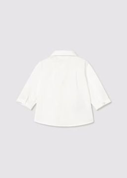 Camicia manica lunga Newborn - ecru