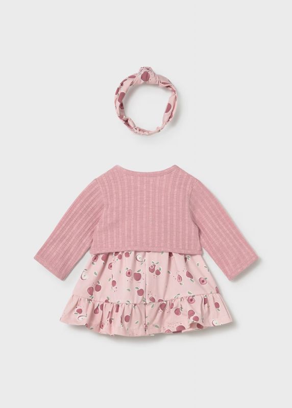 Abito manica corta Newborn - rosa