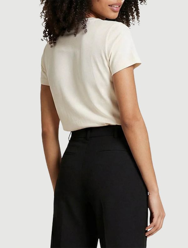 T-shirt manica corta sportiva Guess - bianco