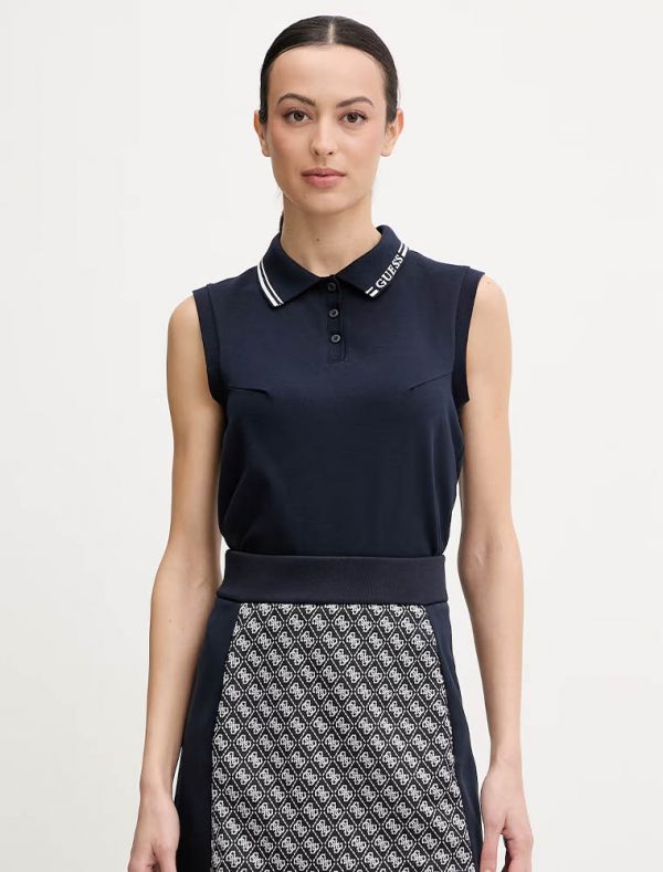 Polo manica corta Guess - oceano