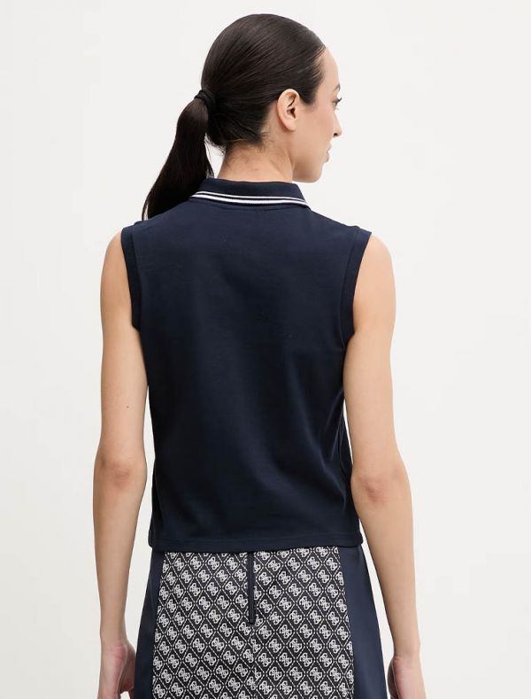 Polo manica corta Guess - oceano