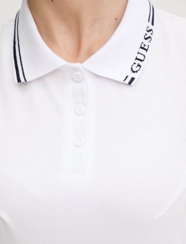 Polo manica corta Guess - white