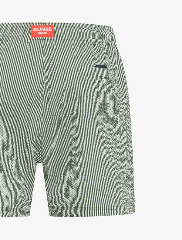 Boxer mare Sun68 - verde bianco