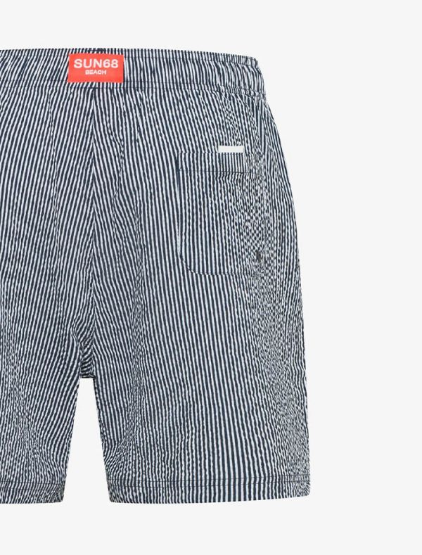 Boxer mare Sun68 - navy bianco