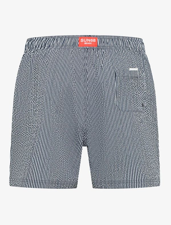 Boxer mare Sun68 - navy bianco