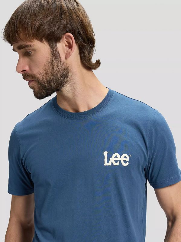 T-shirt manica corta Lee - blue