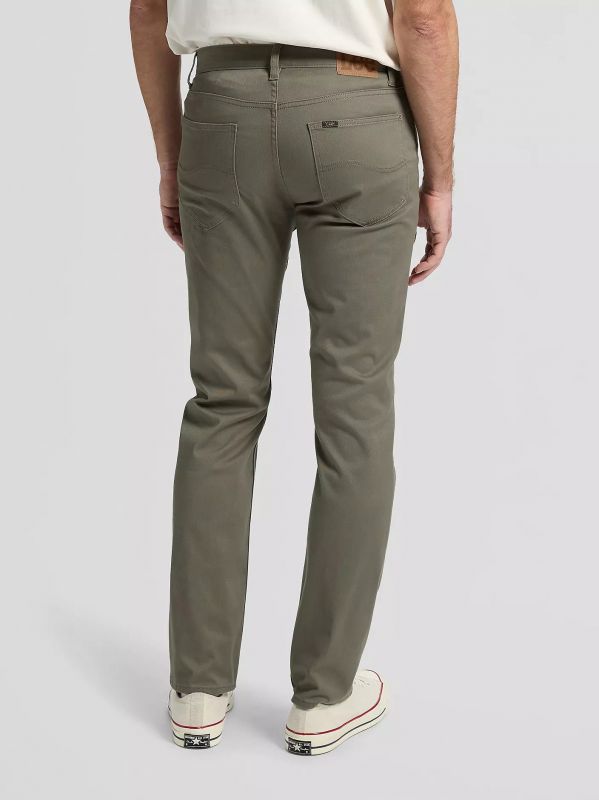 Pantalone casual 5 tasche Lee - olive
