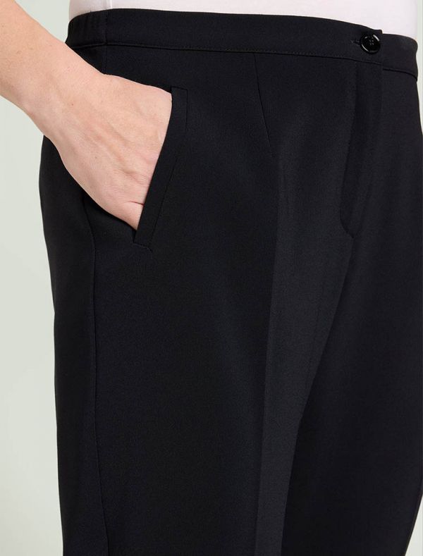 Pantalone curvy Luisa Viola - nero