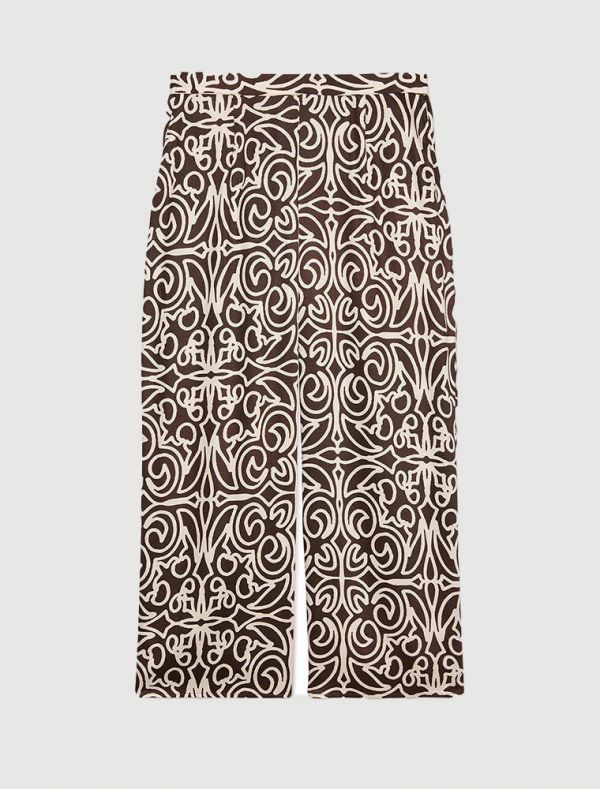 Pantalone curvy Luisa Viola - moro