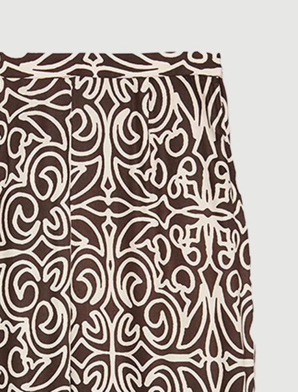 Pantalone curvy Luisa Viola - moro