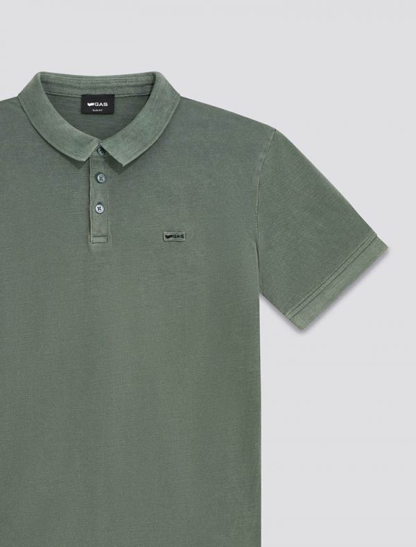 Polo manica corta Gas - green