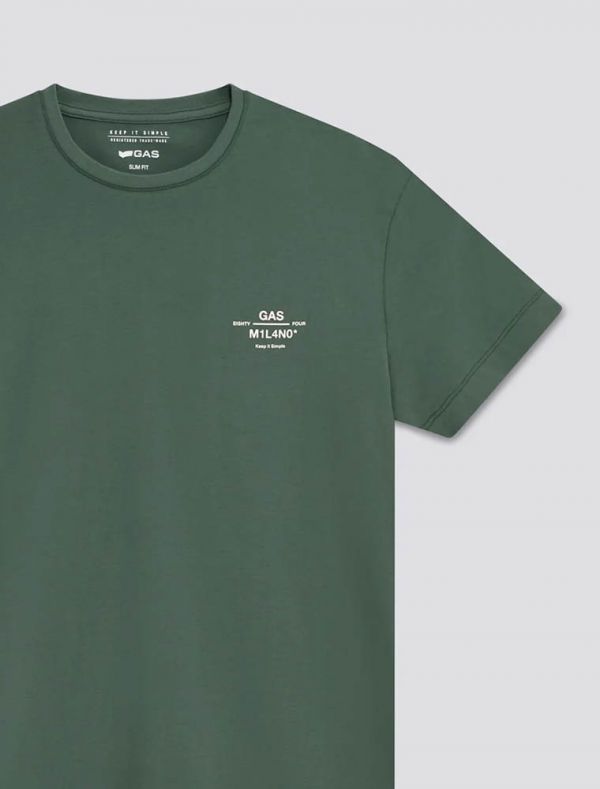 T-shirt manica corta Gas - green