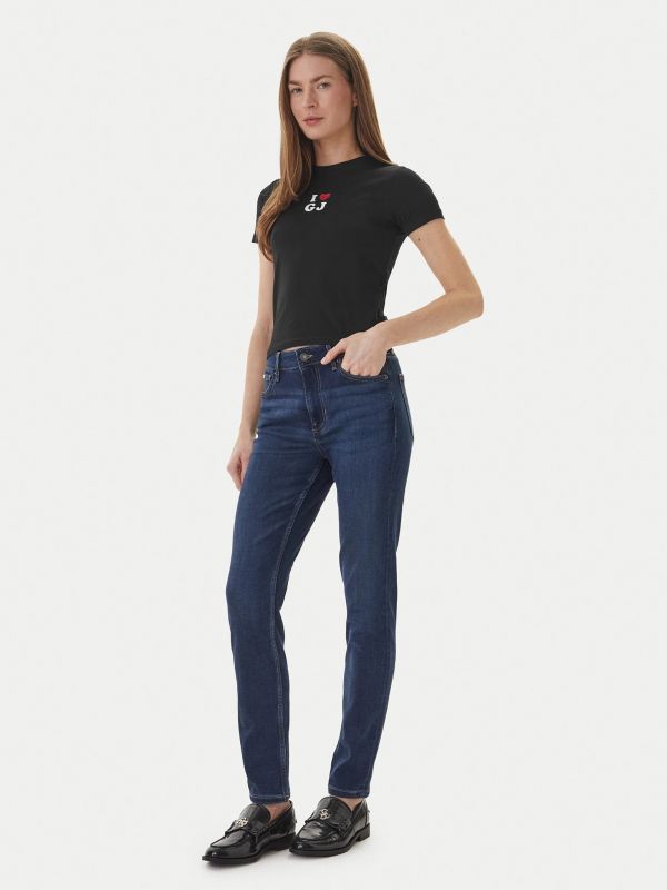T-shirt manica corta Guess Jeans - nero