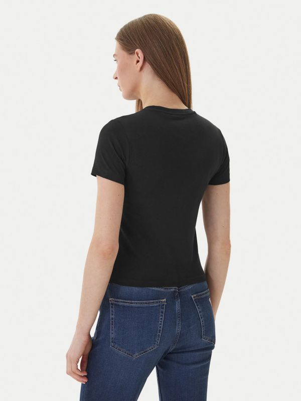 T-shirt manica corta Guess Jeans - nero