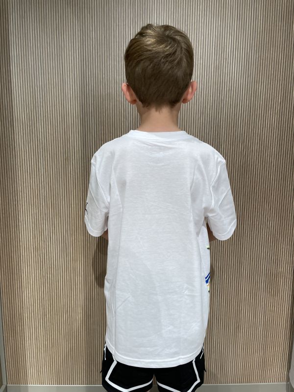 T-shirt manica corta sportiva Jordan - bianco