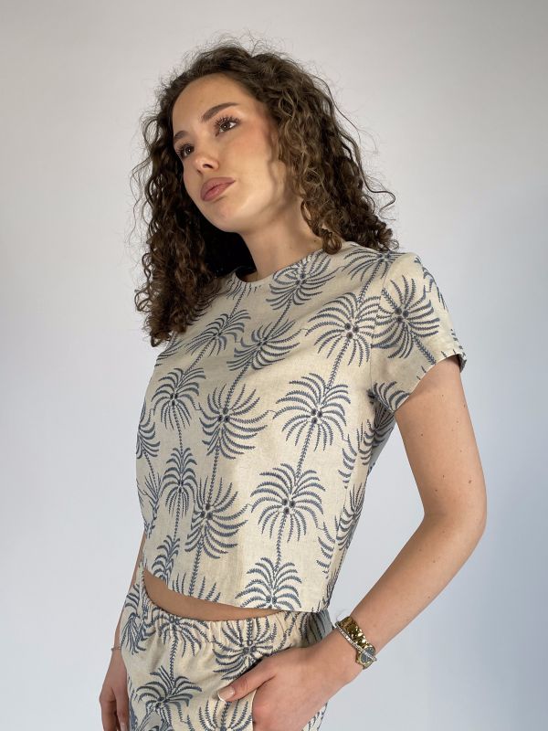 Camicia manica corta Iblues - ecru