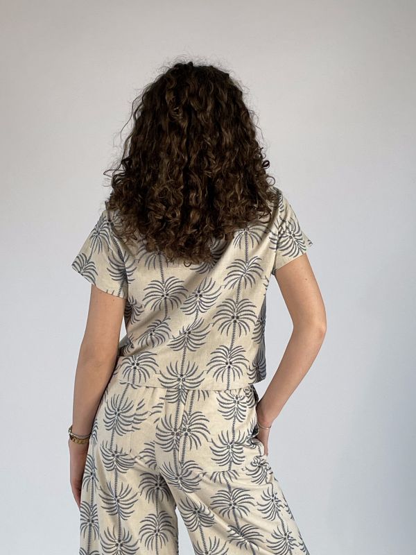 Camicia manica corta Iblues - ecru