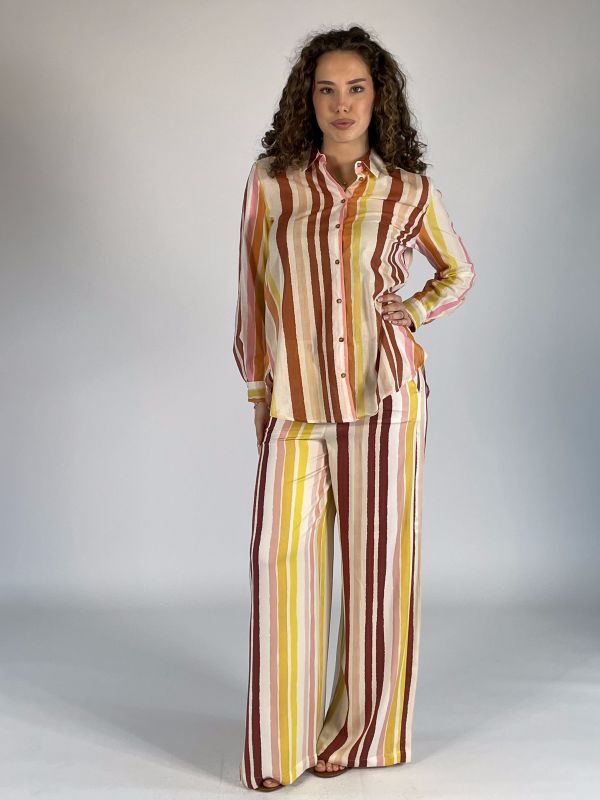 Camicia manica lunga Iblues - ecru