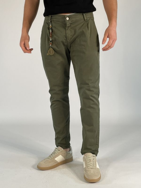 Pantalone casual Over-d - militare
