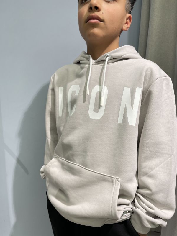 Maglia in felpa Icon - grigio