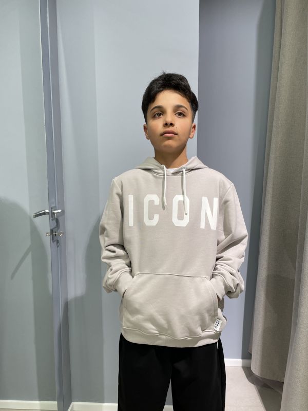 Maglia in felpa Icon - grigio