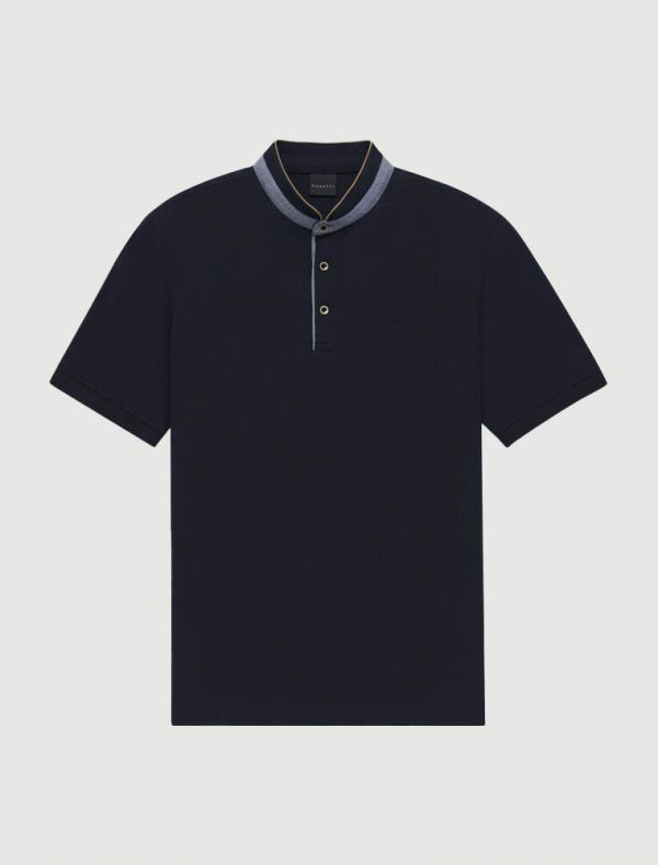 Polo manica corta Bugatti - blu
