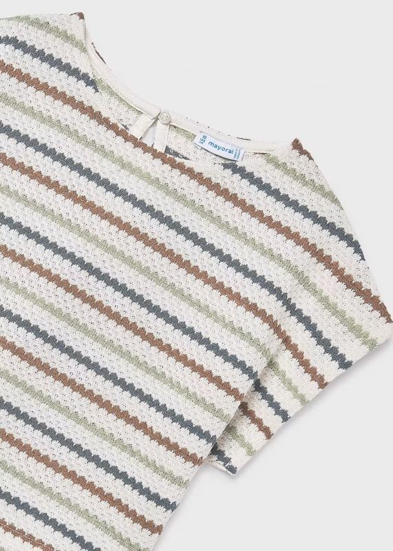 Maglia manica corta Mayoral - argilla