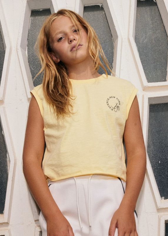 T-shirt manica corta Mayoral - giallo